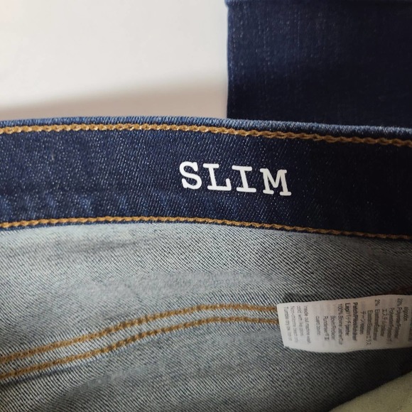 Madewell Dark Blue Wash Slim Jeans Mens-Size 33x32 - Picture 6 of 8